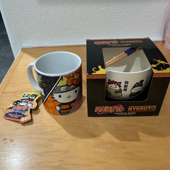Hello Kitty Other - Naruto Shippuden X Hello Kitty and Friends Mug